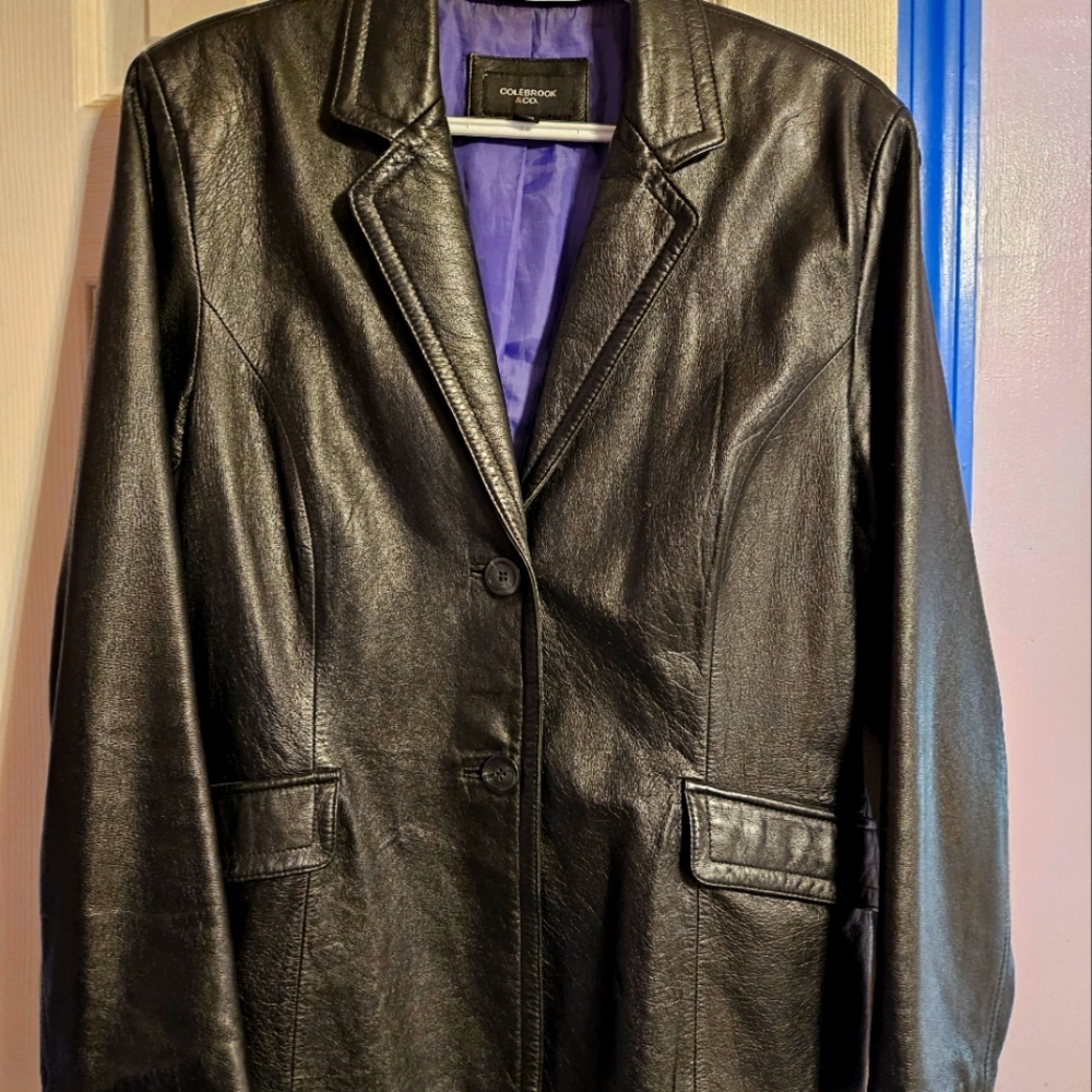 Leather Blazer